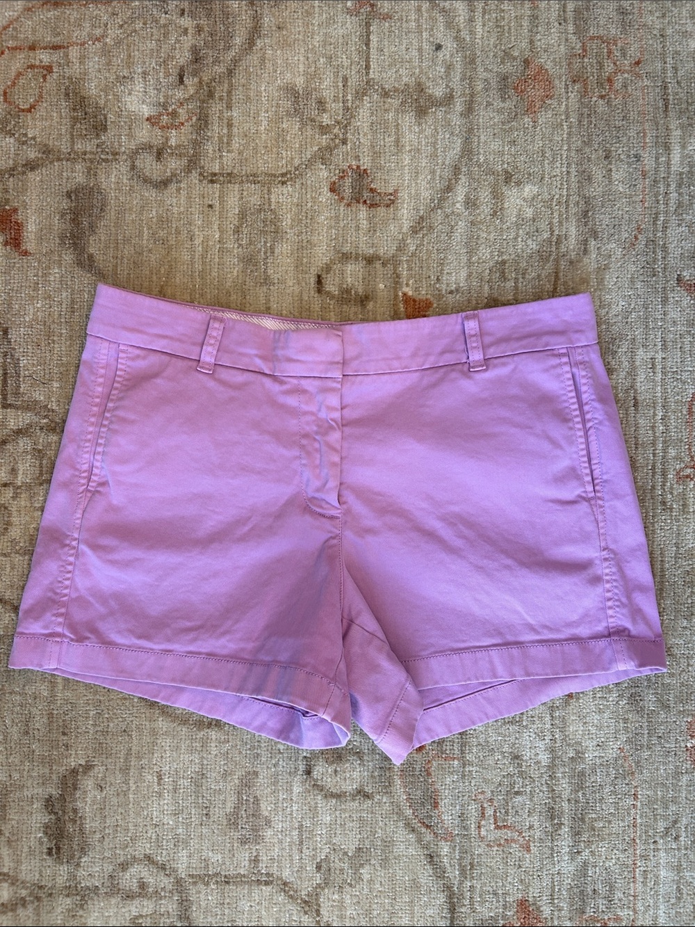 J. Crew Lilac Casual Cotton Blend Shorts